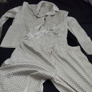 Love and Lore Silky two-piece pajama set